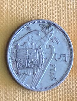 Münze Münzen Umlaufmünze Spanien 5 Pesetas 1957 im Stern 74 - Alzey