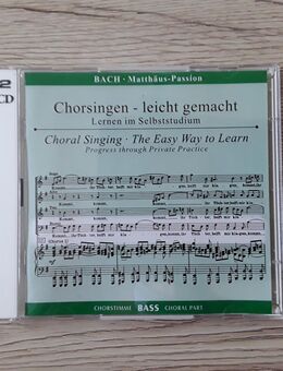 Bach Matthäus-Passion, Lern-Doppel-CD für BASS - Lemgo