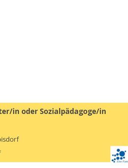 Sozialarbeiter/in oder Sozialpädagoge/in (m/w/d) - Troisdorf
