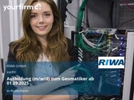 Ausbildung (m/w/d) zum Geomatiker ab 01.09.2025 - Rosenheim