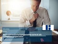 Rechtsanwaltsfachangestellte w/m/d als Compliance Specialist - Düsseldorf