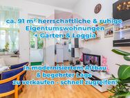 Herrschaftliche ca. 91 m² 3-Raum-Wohnung in ruhiger Lage mit Garage & Gartenanteil - Apolda