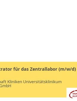 IT-Administrator für das Zentrallabor (m/w/d) - Bochum
