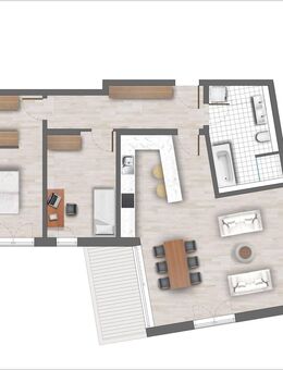 www.Wohnungzumhalbenpreis.de Drei-Zimmer Wohnung im 1.OG mit Balkon - Augsburg