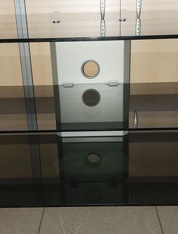 TV-Rack mit 3 Rauchglasplatten - Köln