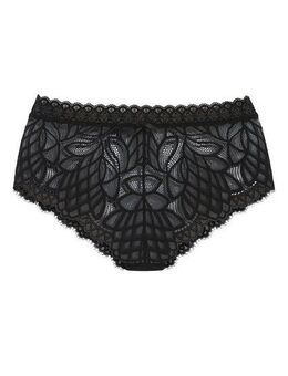 LASCANA Slip Cara aus dezent transparenter Spitze, anteilig aus recyceltem Material