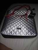 Handtasche " my mo " Silber neu unbenommen in 51381
