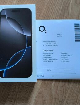 verkaufe ein neues ipohne 16 Pro Max-6,9/265GB Titan Schwarz - Duisburg