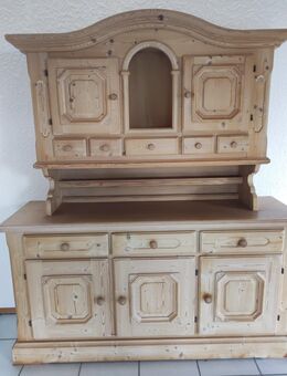 Voglauer Anno 1900 Buffetschrank – mit Vitrine & ovaler Nische – 69509 Mörlenbach - Mörlenbach