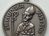 Medaille Werdener Kirchweihen 1975, mit St. Liudger - Münster