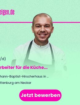Mitarbeiter (m/w/d) für die Küche - Rottenburg (Neckar)