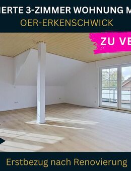 Helle Dachgeschosswohnung im Zweifamilienhaus mit eigenem Garten, Balkon & Garage am Stimbergpark - Oer-Erkenschwick