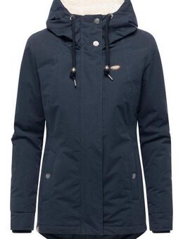 Ragwear Kurzmantel Alvena YOUMODO Wasserdichter Damen Mantel mit verstellbarer Kapuze