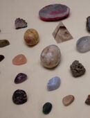 Heilsteinsammlung in diversen Größen und Formen in 22457