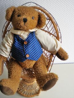 Stoff-Teddy,ca. 38 cm,Füllung,Alt - Linnich