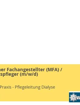 Medizinischer Fachangestellter (MFA) / Gesundheitspfleger (m/w/d) - Saarlouis