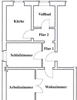 helle 3-Zimmerwohnung mit Balkon in der Frankenvorstadt - Stralsund