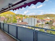 Freie 3-Zimmer-Eigentumswohnung mit Balkon, Garage und herrlichem Blick auf Albstadt - Albstadt