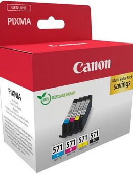 Canon CLI-571 BK/C/M/Y Tinte Multipack Tintenpatrone