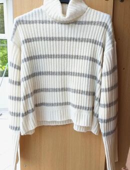 ASOS Oversize Rollkragenpullover Strickpullover Pulli Streifen gestreift Rippen gerippt gr. XS/S 34/36 Neu - Hardheim