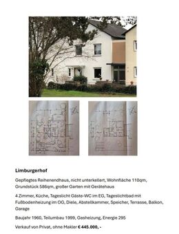 Attraktives Reihenendhaus in Limburgerhof - Limburgerhof