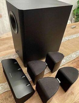 AKTIVER Subwoofer S-21 W black 1x Center Box BX CN WL3 4x Lautsprecher Boxen S-11 inkl. Stromkabel inkl. Woofer Cinque Kabel - Dübendorf