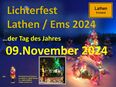 Lichterfest mit kunsthandwerklichem Ambiente in Lathen/Ems 09.11.2024 in 26826