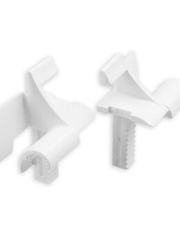 Einlauftrichter für Mini-Führungsschiene | für Blendenkappen an Vorbaurolladen | 12 mm | weiß - Moers