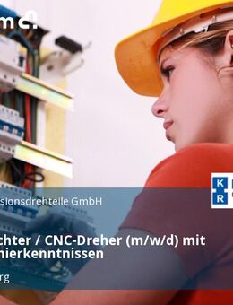 CNC-Einrichter / CNC-Dreher (m/w/d) mit Programmierkenntnissen - Gemmrigheim
