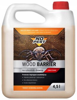 Wood Barrier Permethrin 4,5 L - Holzschutzmittel gegen Holzwürmer und Hausbockkäfer - Wuppertal