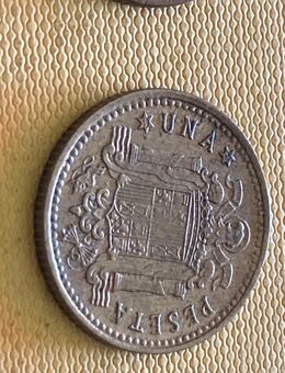 Münze Münzen Umlaufmünze Spanien 1 Peseta 1966 im Stern 71 - Alzey