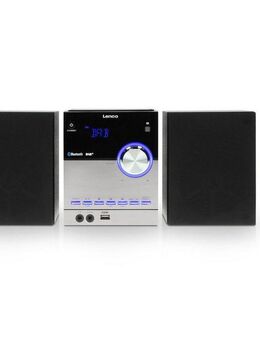 Lenco MC-150 Micro Stereoanlage mit DAB+, FM, CD, BT, USB Microanlage (Digitalradio (DAB), 10 W)