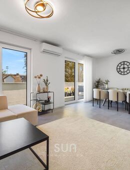 NACHHALTIGER LUXUS: Penthouse-Atmosphäre mit A+ Wärmepumpe in den Niddagärten - Frankfurt (Main)