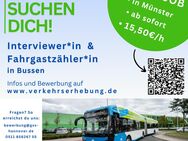 Flexibler Nebenjob als Interviewer*in & Fahrgastzähler*in - Münster