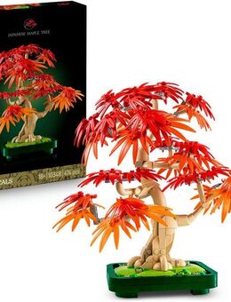 LEGO® Japanischer Roter Ahorn – Bonsai-Baum (10348), LEGO Botanicals Konstruktionsspielsteine, (474 St), Made in Europe