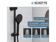 Schütte Brausegarnitur RAVEN, Höhe 70 cm, 3 Strahlart(en), Regendusche, mit Schlauch und Halterung, Wellness-Duschkopf