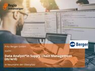Data Analyst*in Supply Chain Management (m/w/d) - Neumarkt (Oberpfalz)