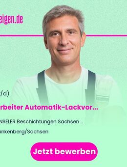 Mitarbeiter (m/w/d) Automatik-Lackvorbereitung - Frankenberg (Sachsen)
