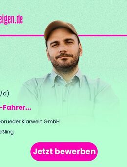 LKW-Fahrer (m/w/d) - Weßling