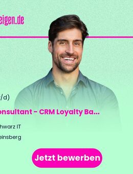 IT Consultant - CRM Loyalty Backend / Datamanagement (m/w/d) - Weinsberg