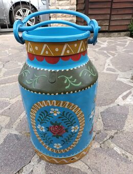 Milchkübel bemalt - Moorenweis