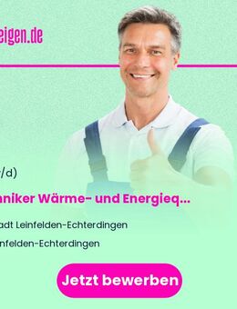 Techniker (m/w/d) Wärme- und Energiequartiere (Kennzahl 81190) - Leinfelden-Echterdingen
