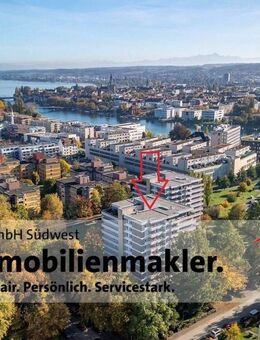 RESERVIERT: KN-Petershausen: 4,5-Zimmerwohnung mit großem Süd/Ost Balkon und TG-Stellplatz - frei - Konstanz