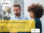 Assistant / Store Manager (m/w/d) - Weiterstadt