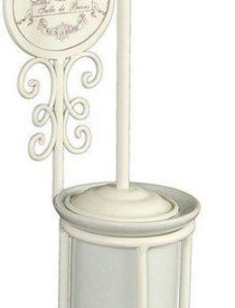 Ambiente Haus WC-Reinigungsbürste Toilettenbürste in Antikweiß (H)52cm, (1-tlg)