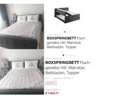 Boxspringbett anthrazit - Bremen