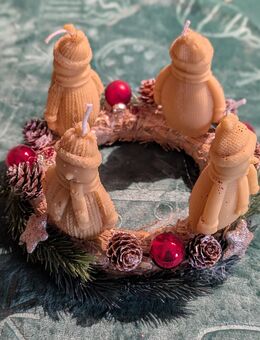 Adventskränze mit Bienenwachskerzen - Xanten Zentrum