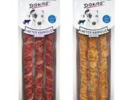 Dokas Hundesnack 1 Meter Kaurolle Mixpaket Huhn & Ente - 10 x 315 g