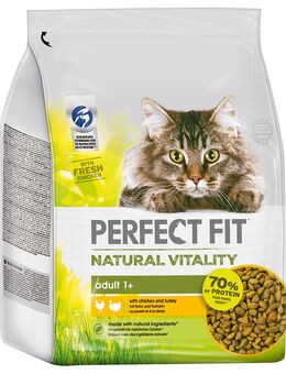 Perfect Fit Natural Vitality Adult 1+ Huhn und Truthahn - Sparpaket: 2 x 2,4 kg