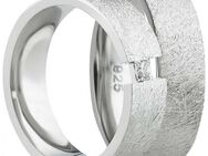Silberringe mit eingespanntem Zirkonia SR034-SR035 - Aholming